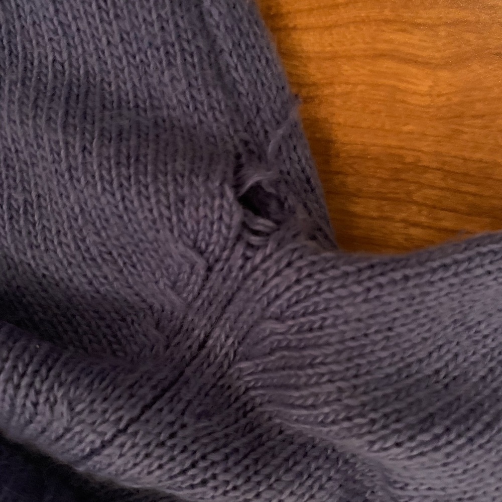 Cow neck sweater